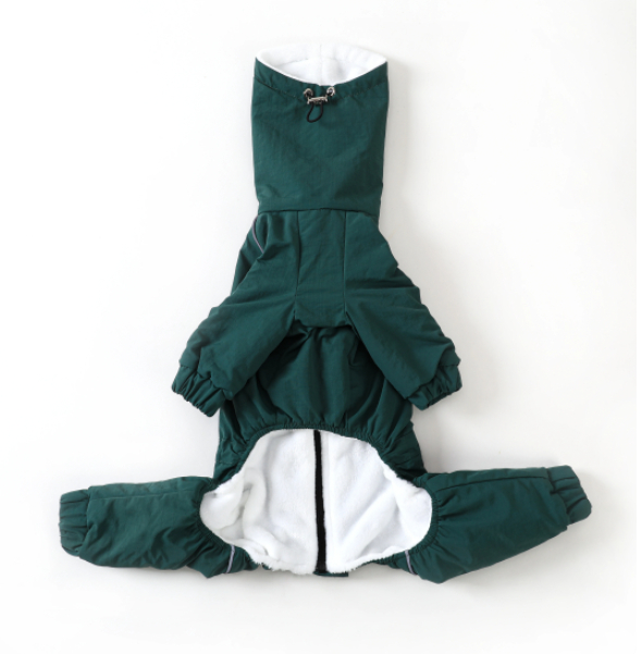 Pet Windbreaker With Zipper Cotton-padded Jacket photo 3