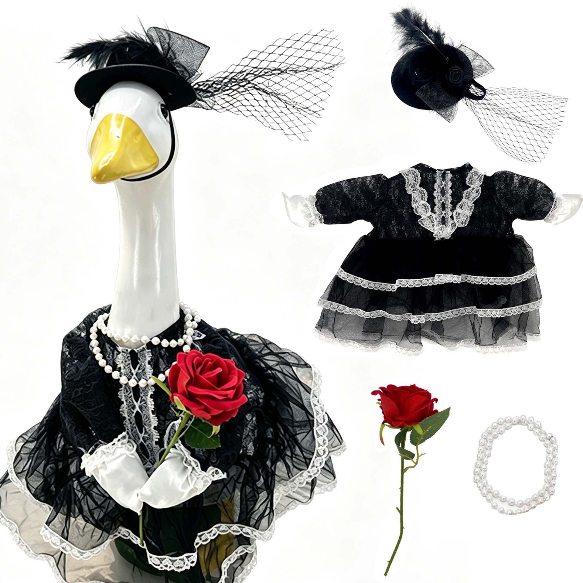 Decorative Courtyard Goose New-arrival Gardener Clothing Set photo 1
