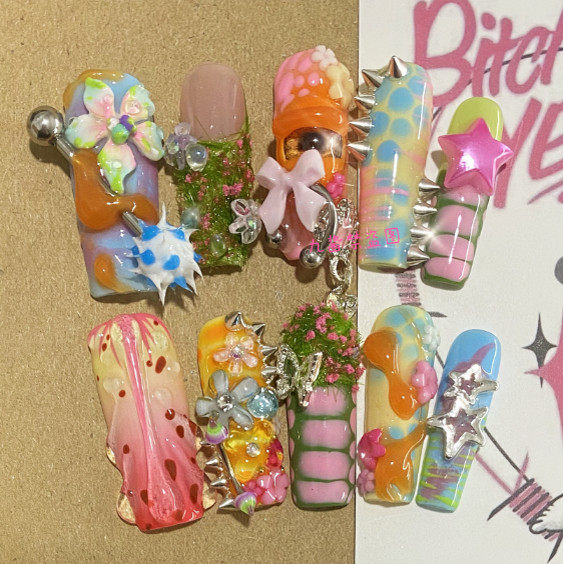 Relief Wearing Handmade Nail Patches photo 5