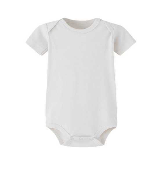 Summer Triangle Solid Color Short-sleeved One-piece Romper photo 5