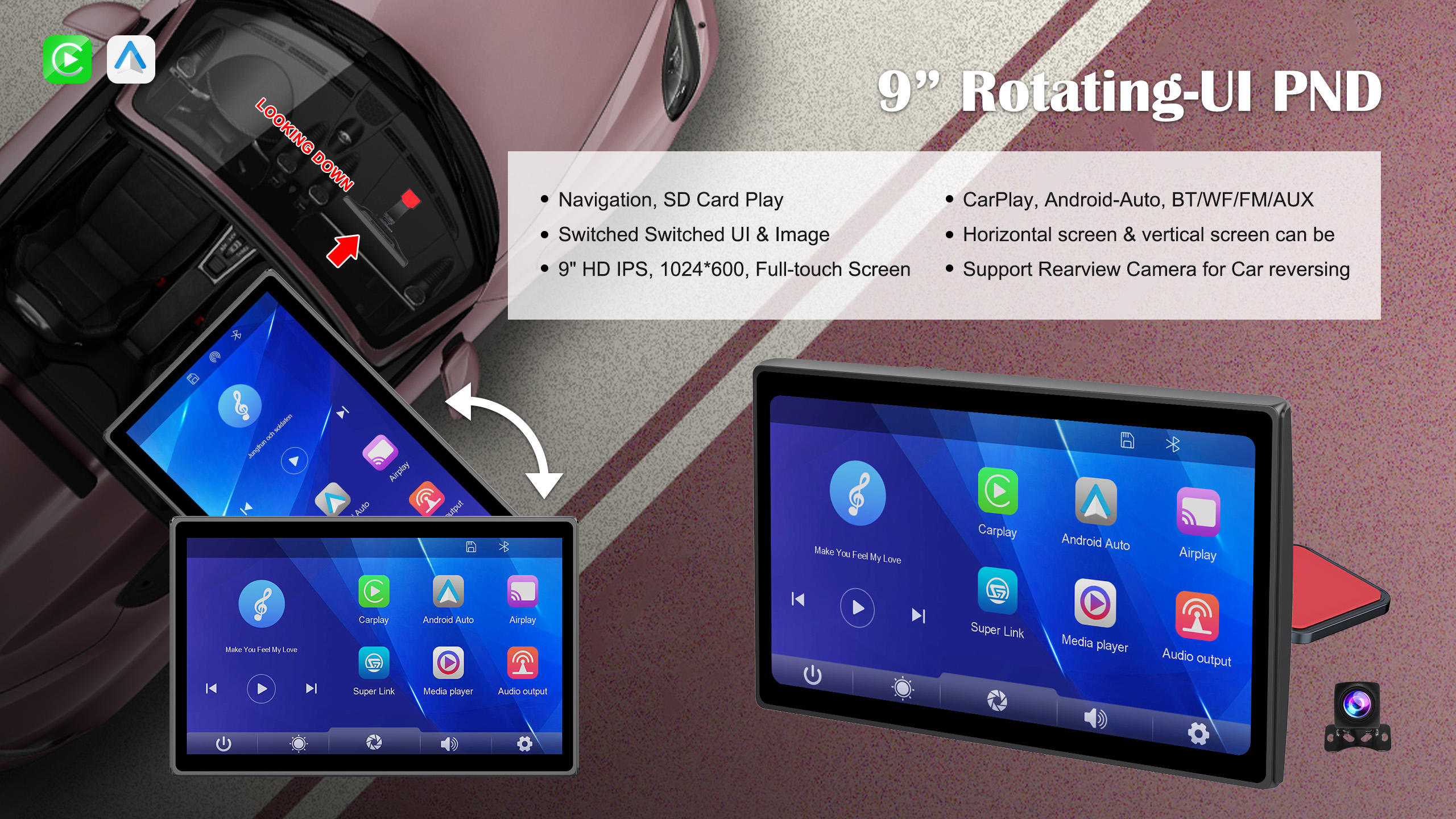 Professional 9-inch Touchscreen Portable Navigation Device photo 5