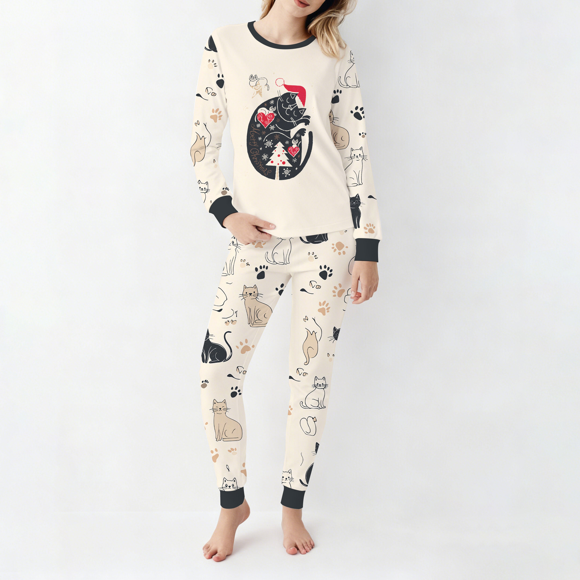Christmas Printed Family Pajama Set photo 5