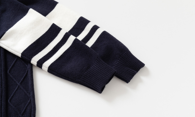 Casual Knitted Polo-neck Top For Boys photo 4