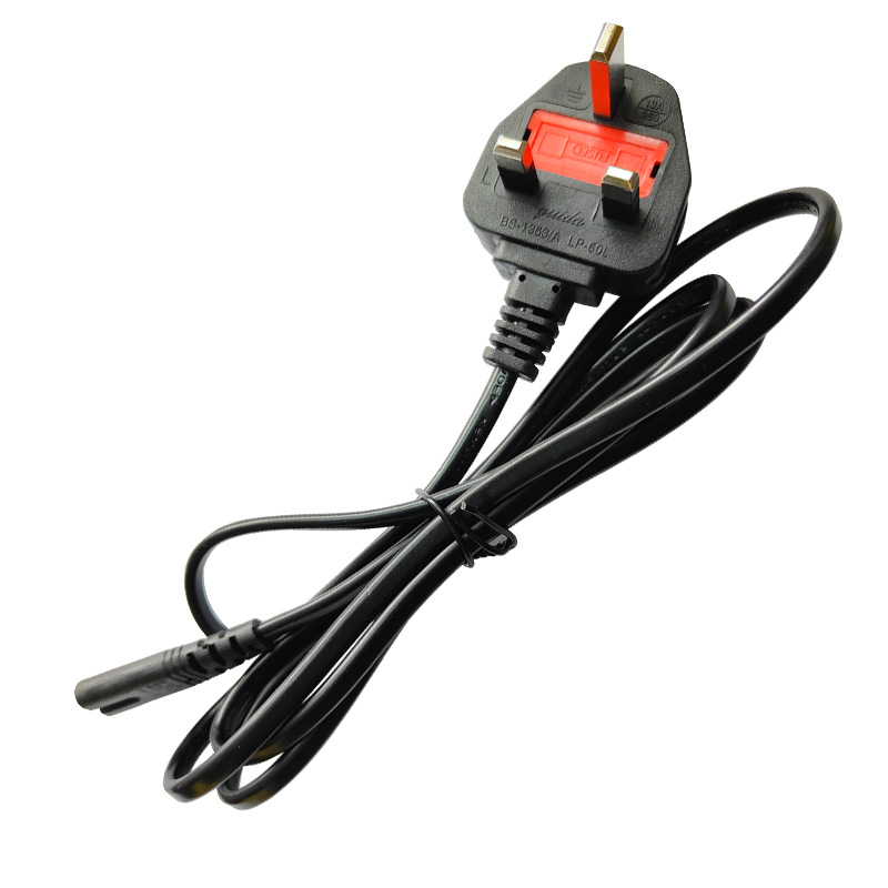 British-style UK-standard 8-pin Domestic Power Cord photo 2