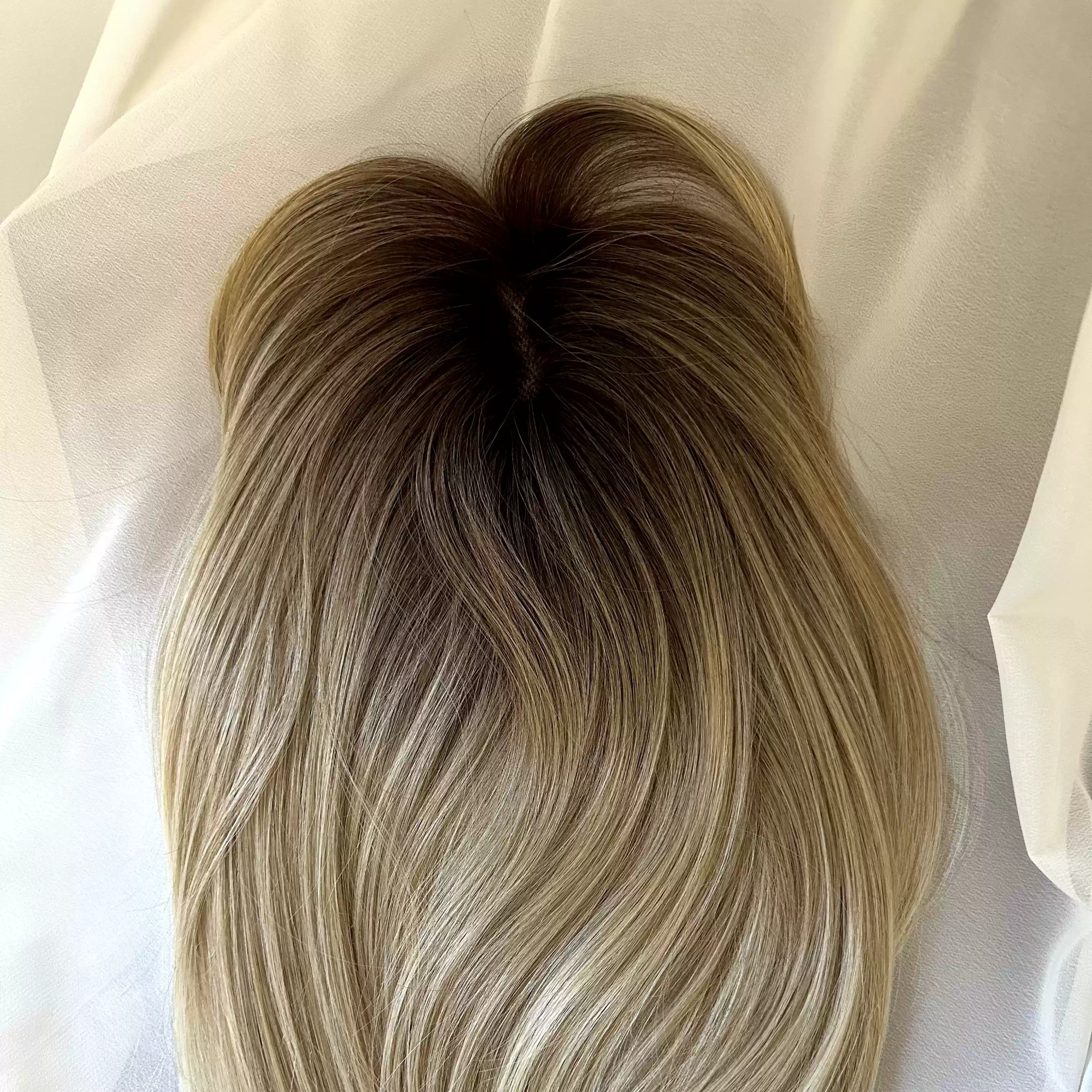 Lightweight Breathable Highlighted Hair Extension Piece photo 4