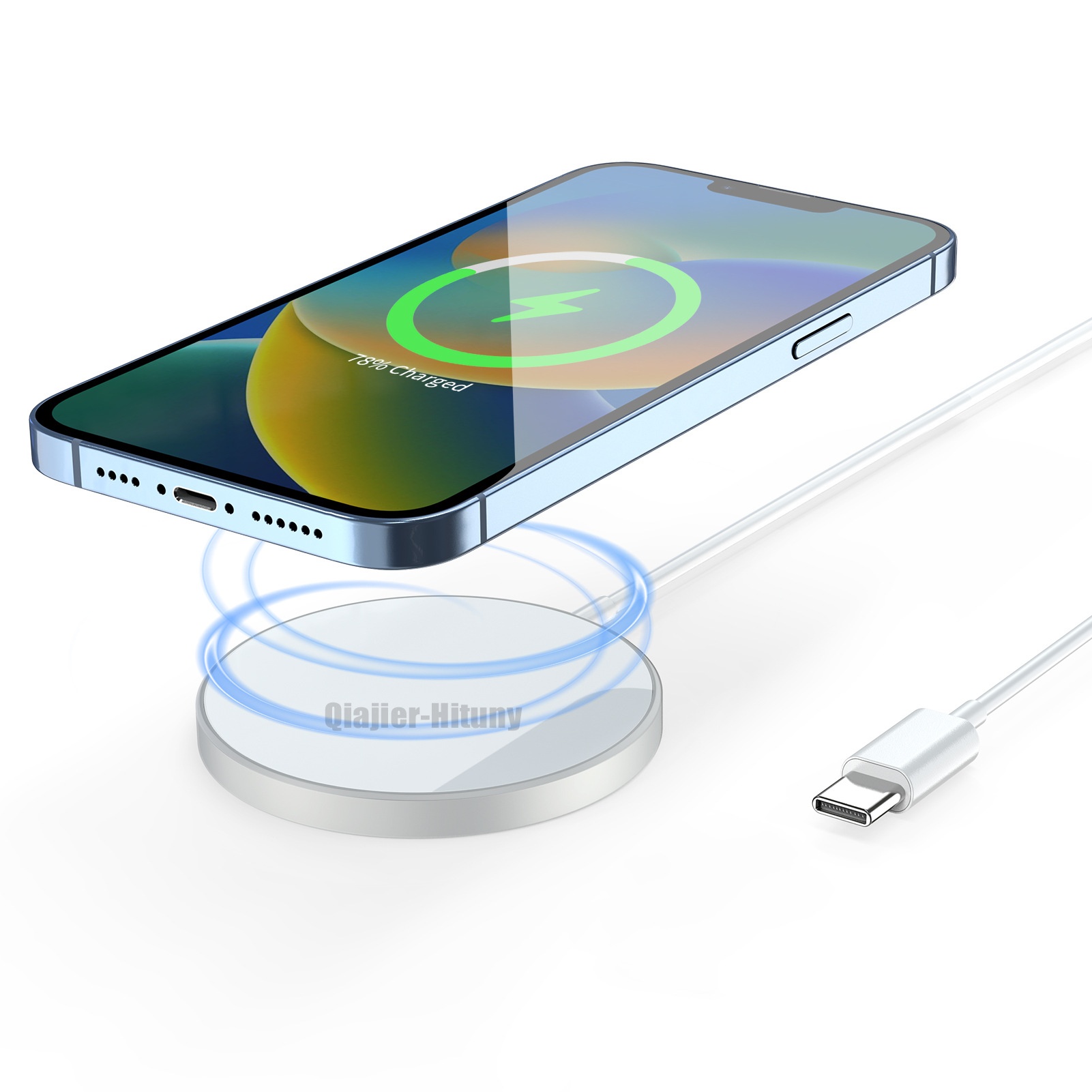 Magnetic Wireless Charger For Phones photo 4