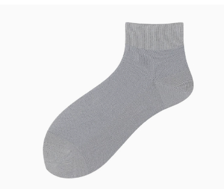 Mens Short Spring Summer Mesh Breathable Seamless Pure Cotton Mens Socks photo 5