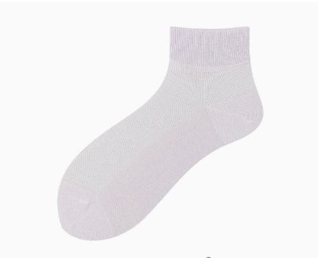 Mens Short Spring Summer Mesh Breathable Seamless Pure Cotton Mens Socks photo 2