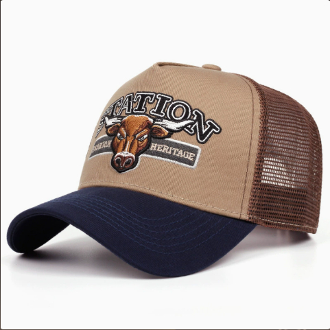 Retro Hip-hop Mesh Breathable Baseball Cap With A Large Brim photo 6