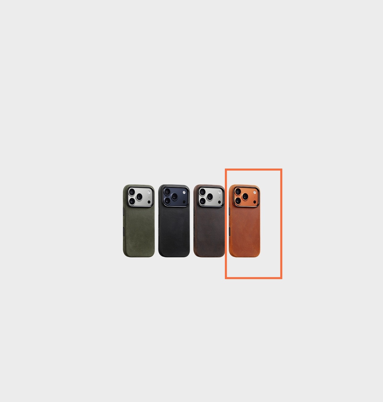 Retro Crazy Horse Leather Genuine Leather Magnetic Protective Case For Phones photo 8