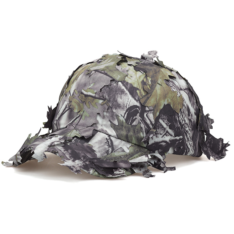 American Style Outdoor Training Leaf Mimicry Camouflage Cap photo 5