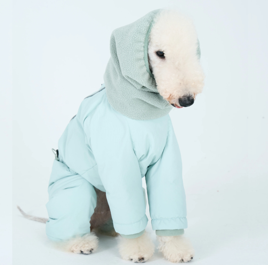 Winter Warm Down Jacket For Medium-sized Dogs Made With White Duck Down photo 3