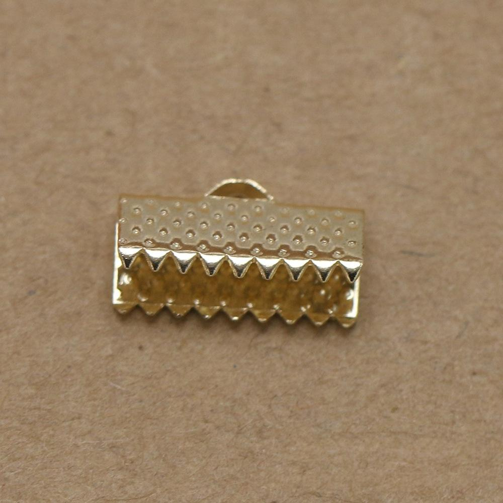 Flat Wire Clip Leather Cord Buckle Jewelry Material Accessories photo 8