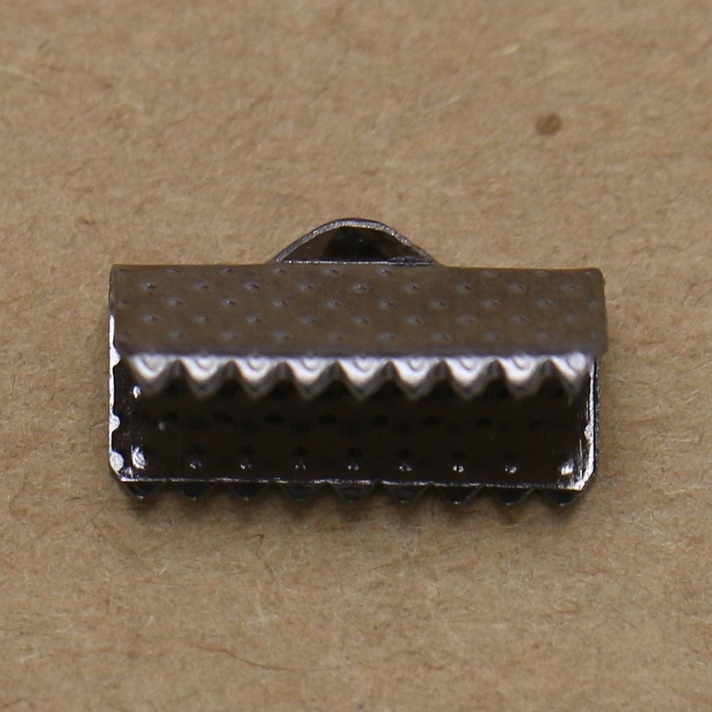 Flat Wire Clip Leather Cord Buckle Jewelry Material Accessories photo 2