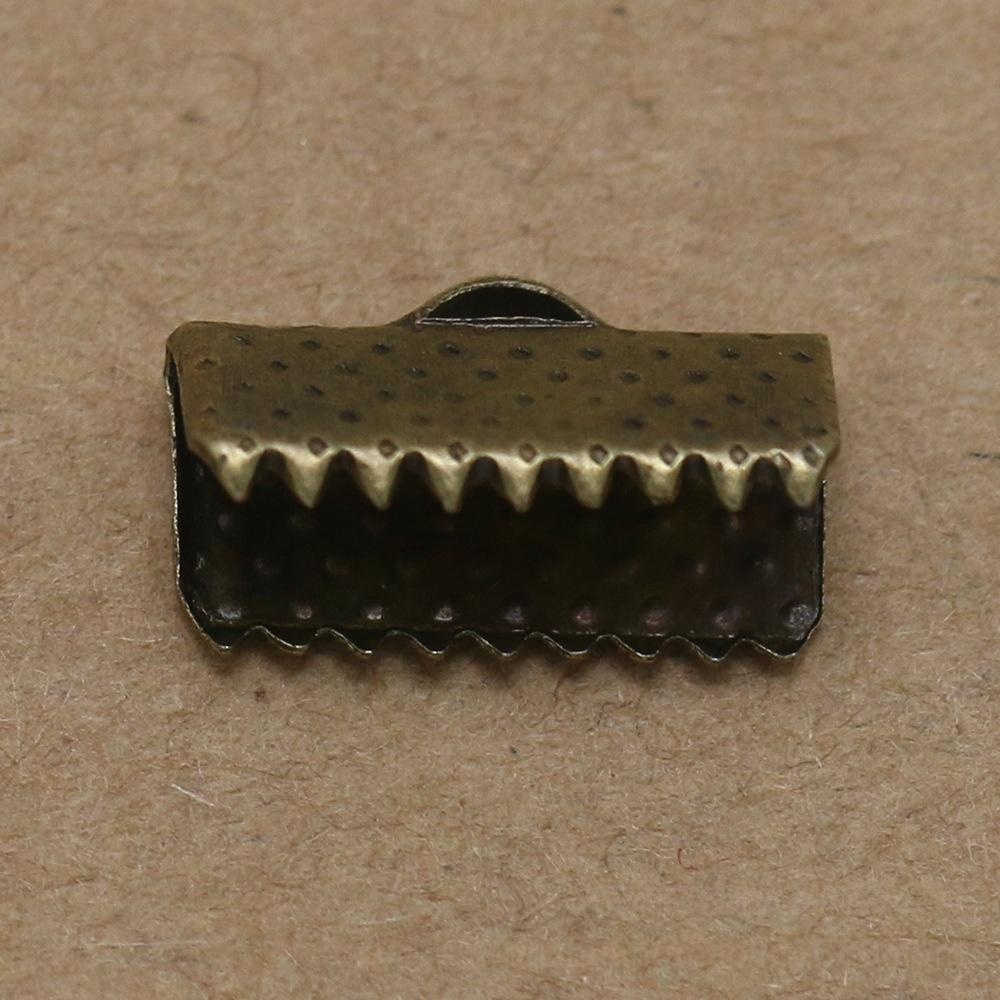 Flat Wire Clip Leather Cord Buckle Jewelry Material Accessories photo 4