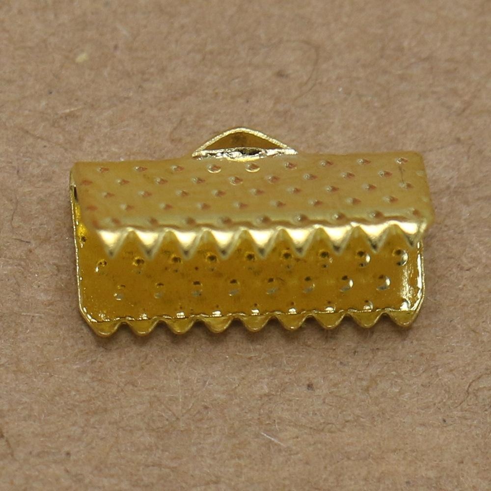 Flat Wire Clip Leather Cord Buckle Jewelry Material Accessories photo 6