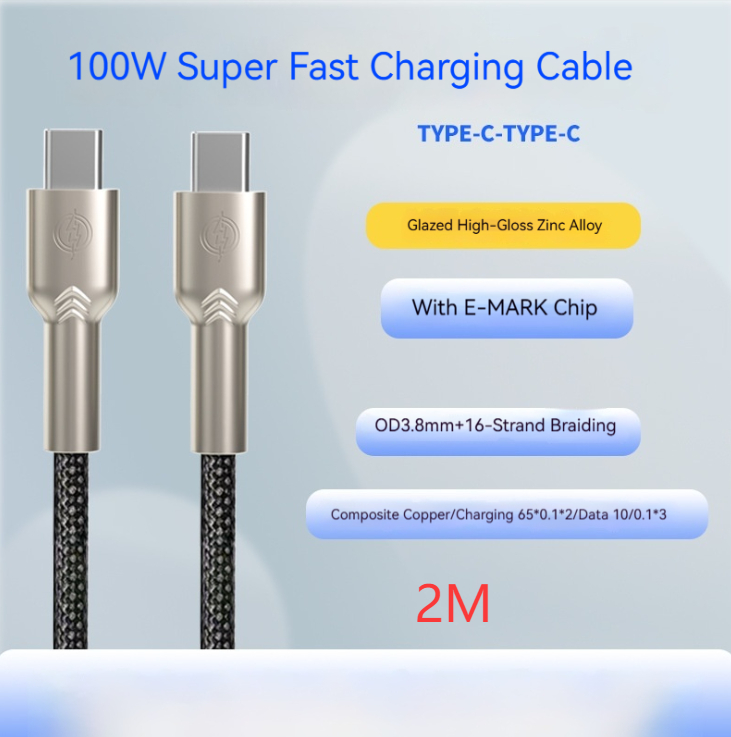 Zinc Alloy Car Fast Charge Data Cable photo 4