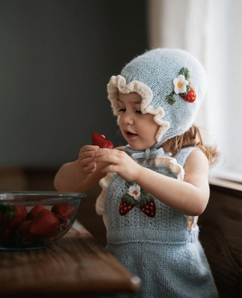 Hand-knitted Wool Yarn Romper Kit For Children photo 5