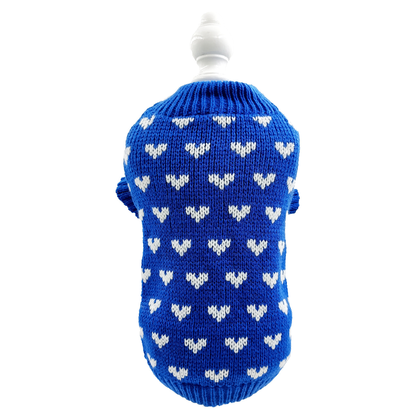 Warm Red And Pink Heart-patterned Dog Clothes For Fall And Winter photo 5
