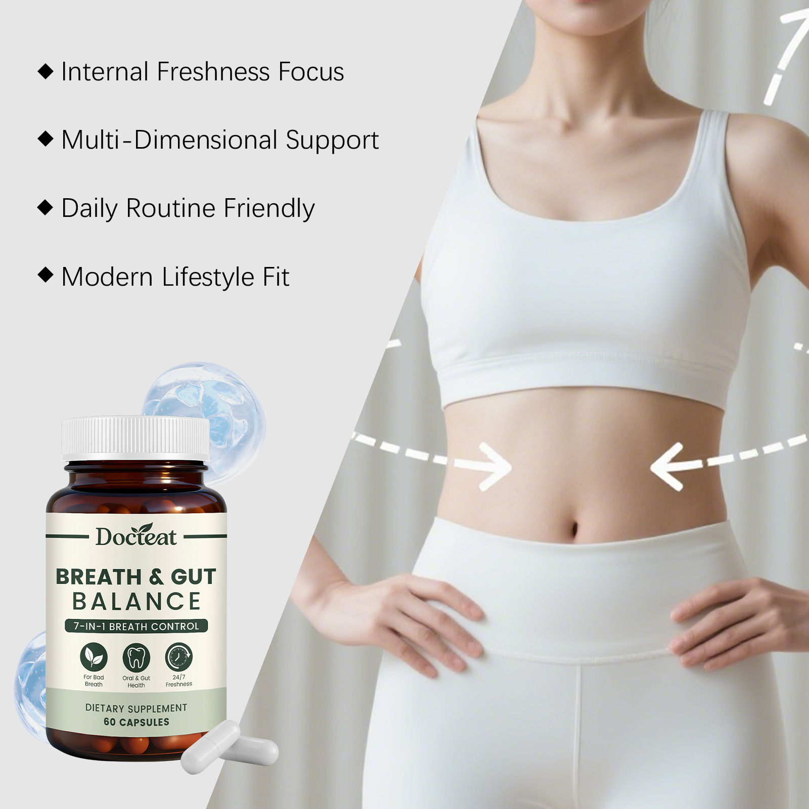 7-in-1 Breath And Gut Balance Capsules photo 1