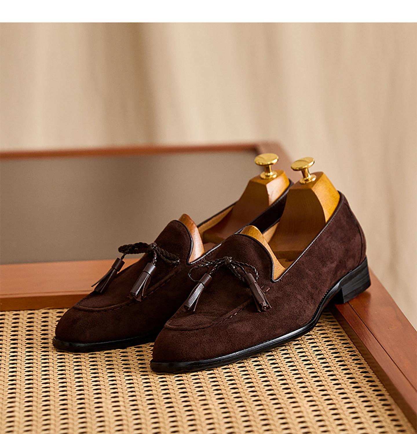 High-quality Italian-style Tassel Loafer Slip-on Shoes photo 3