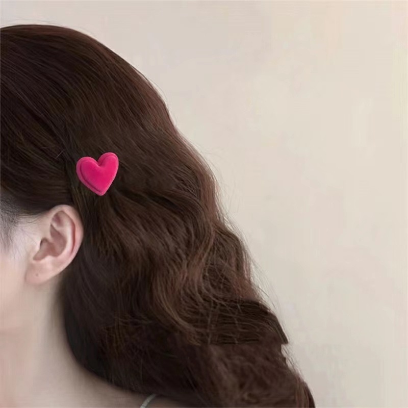 AutumnWinter Cozy Flock finished Small Five pointed Star Hair Clip photo 5