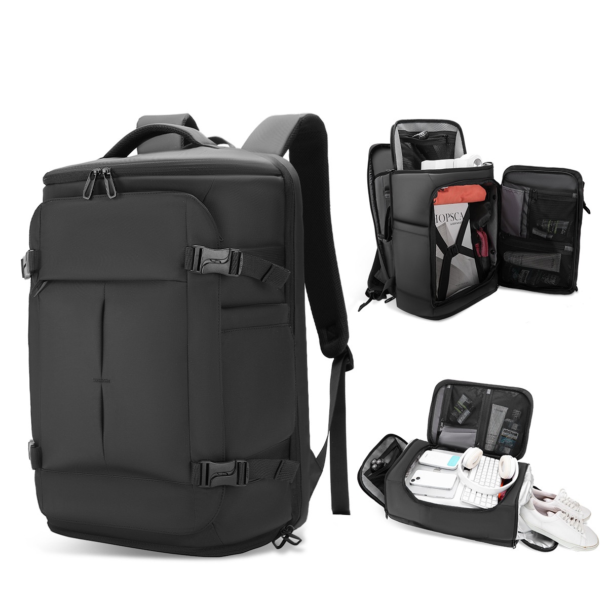Business Travel Large-Capacity Mens Backpack photo 2