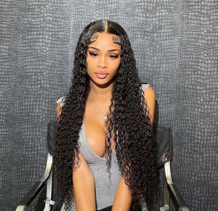 26inch Pre-Bleached Water Wave Wear Go Wig 7x5 HD Lace Closure Density Glueless Wig photo 6
