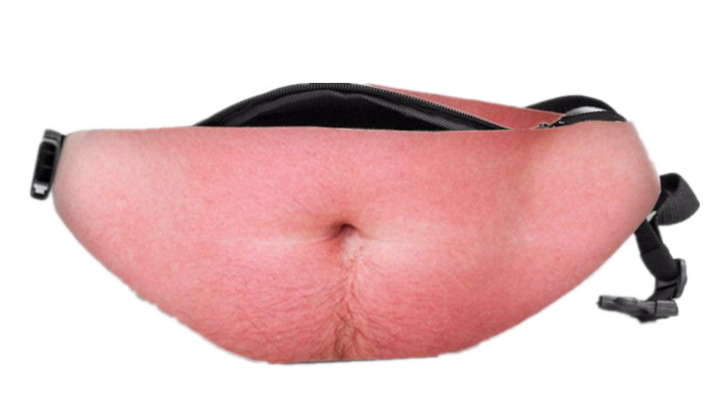 Personalized Belly Bag Funny Prank PU Synthetic Material photo 4