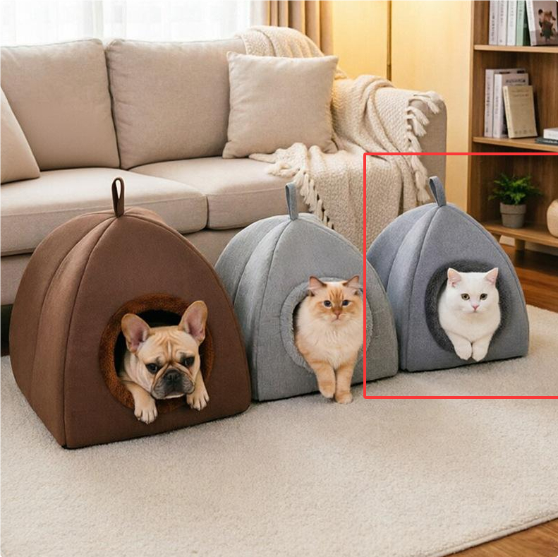 Enclosed Insulated Pet Bed With Extra Padding photo 2
