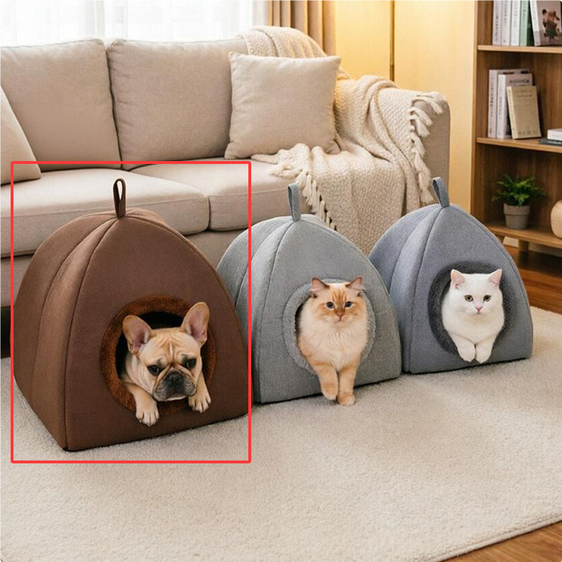Enclosed Insulated Pet Bed With Extra Padding photo 7
