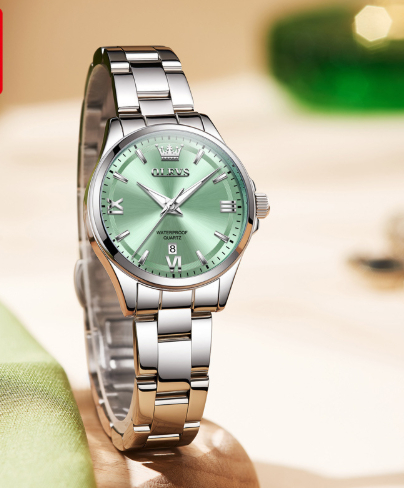 Solid Steel Band Watchfashionable Niche Waterproof Fully Automatic Quartz Watch photo 2