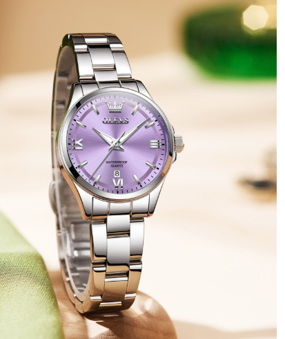 Solid Steel Band Watchfashionable Niche Waterproof Fully Automatic Quartz Watch photo 6