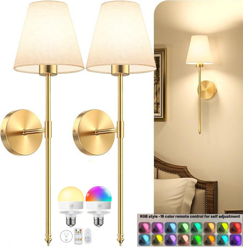 Living Room Background Stair Wall Lamp photo 2