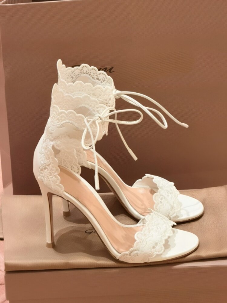 Lace-strap Stiletto Sandals, Women's High Heels photo 6