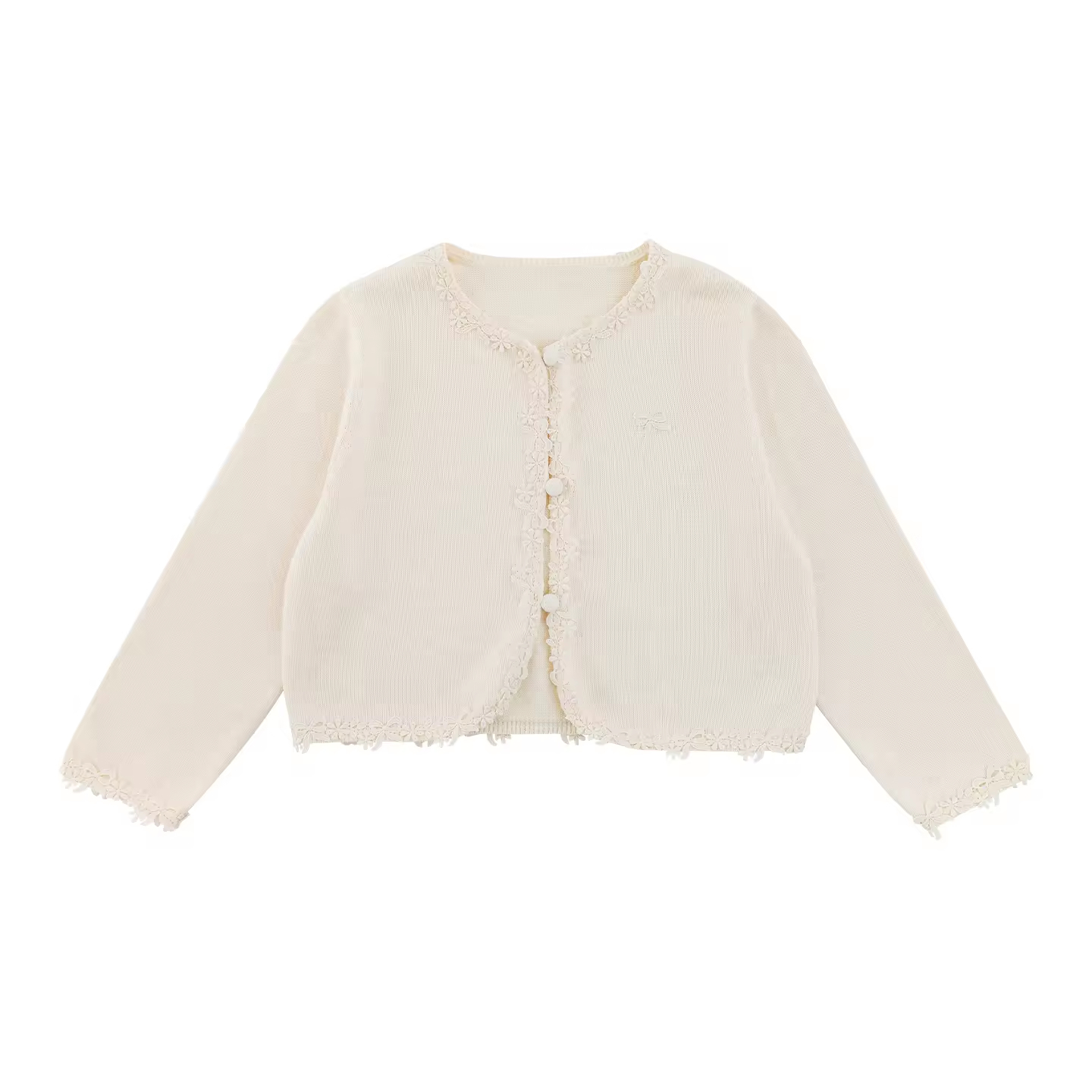 Sweet Girl Bow-Knot Embroidered Sweater photo 6