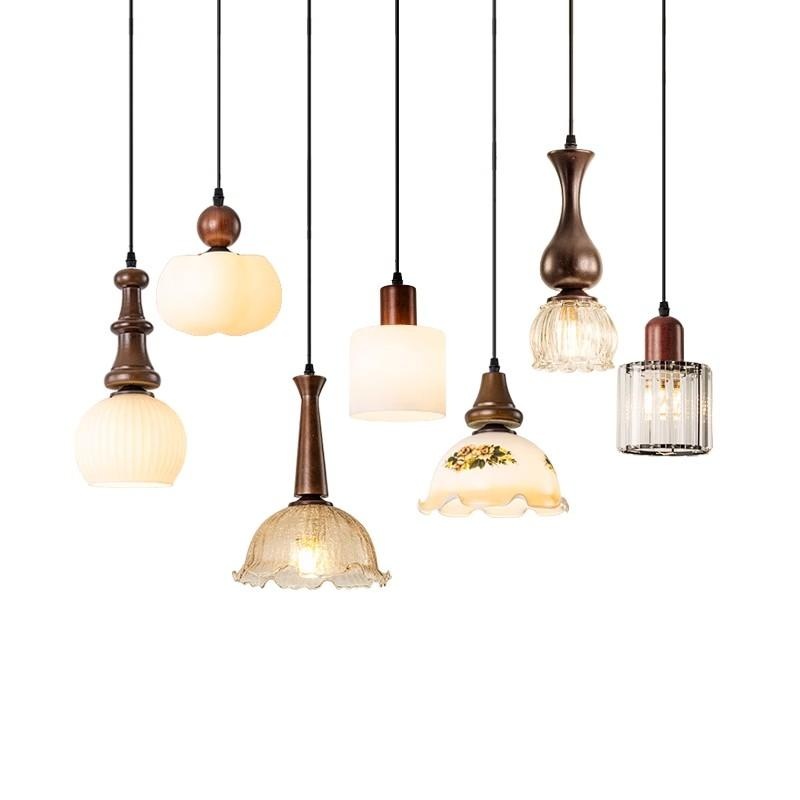 Small Chandelier In Bedroom And Bedside Of Chinese Antique Restaurant photo 4