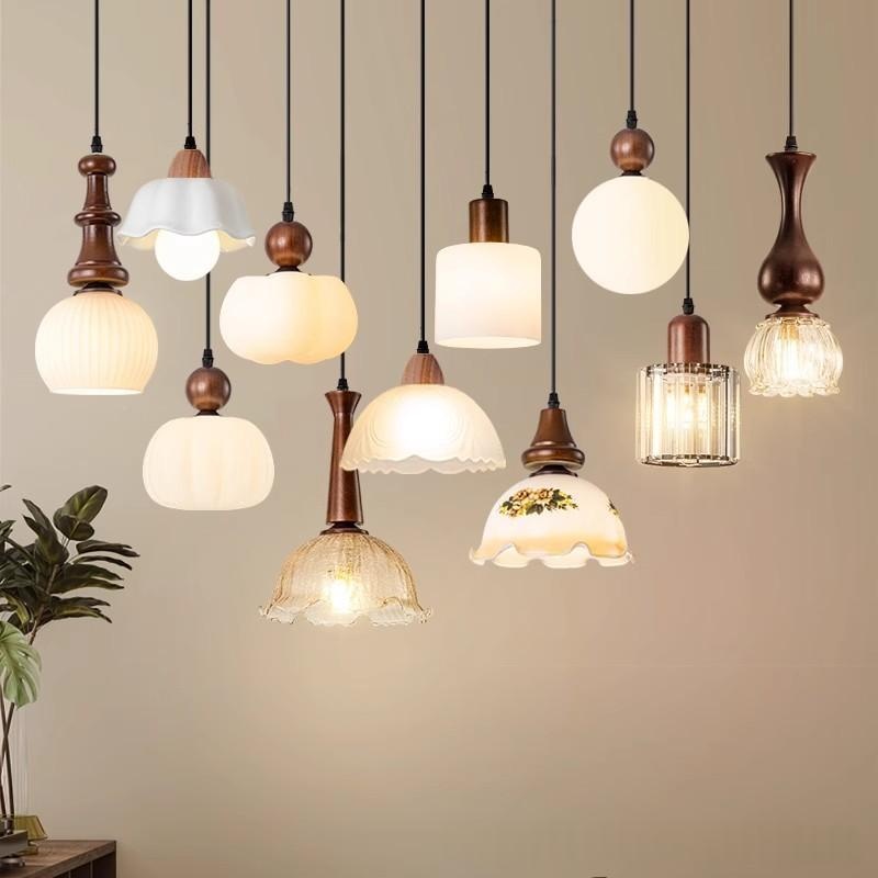 Small Chandelier In Bedroom And Bedside Of Chinese Antique Restaurant photo 5