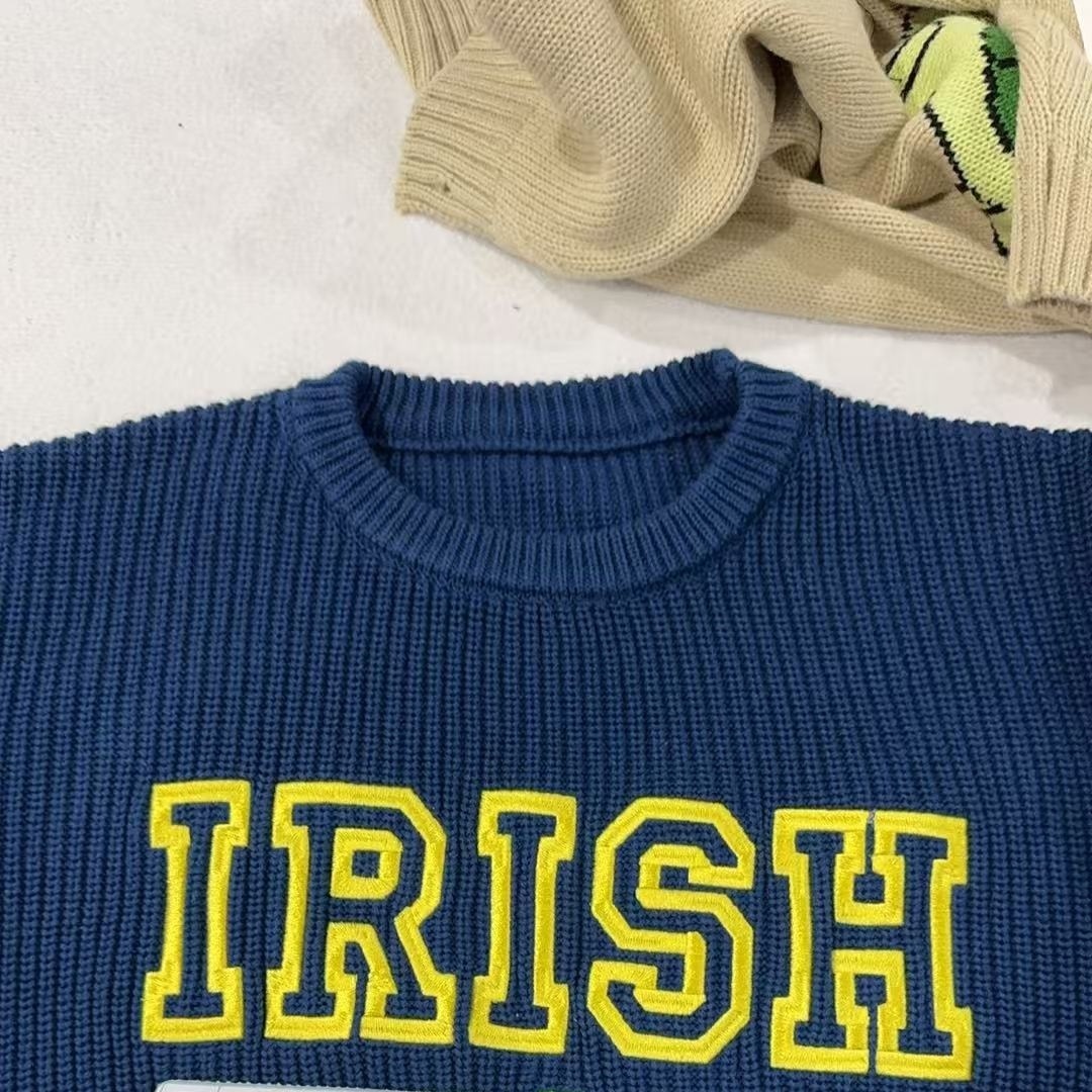 Hildren's Pure Cotton Embroidered Christmas Sweater photo 2