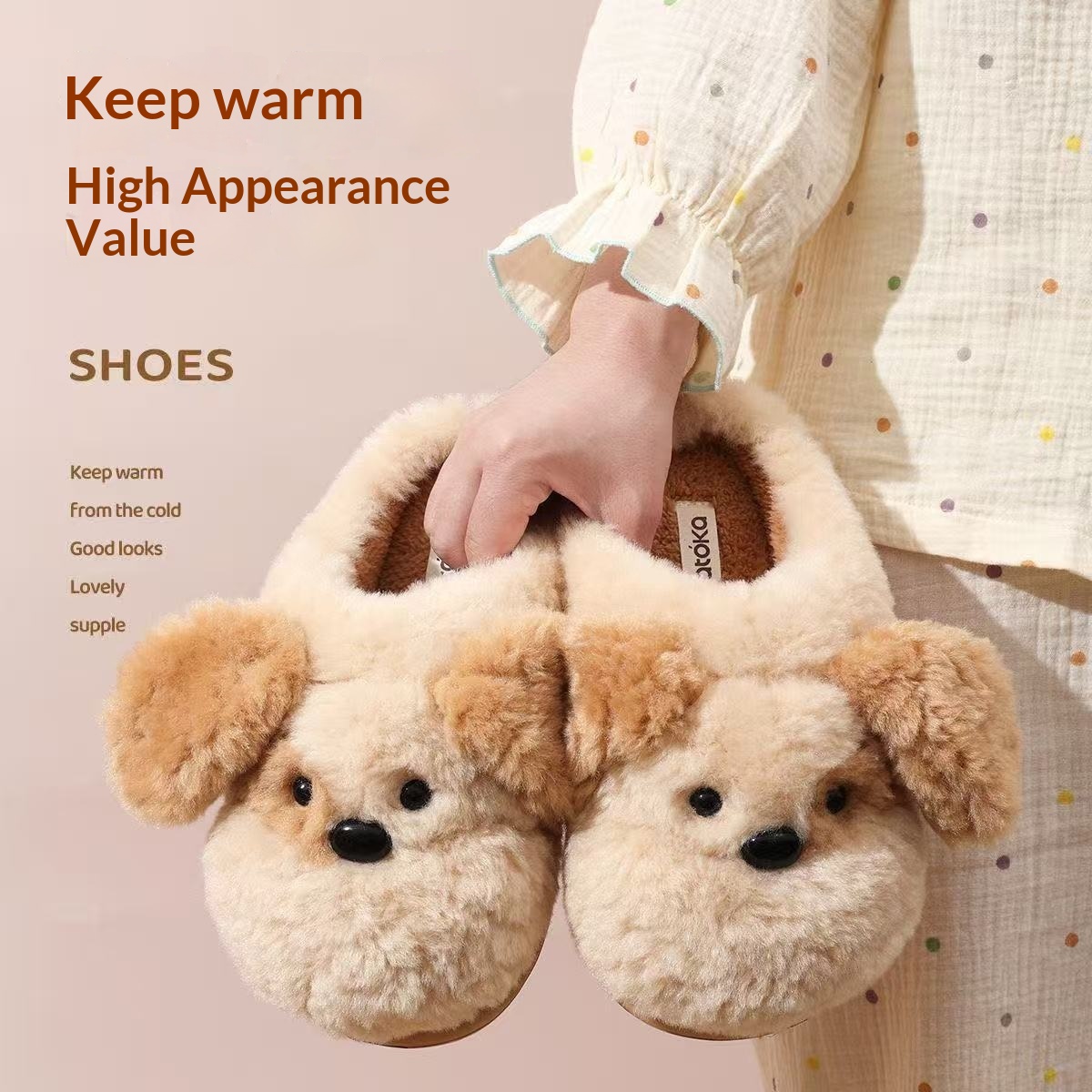 Women's Cotton Slippers Winter Warmth photo 2