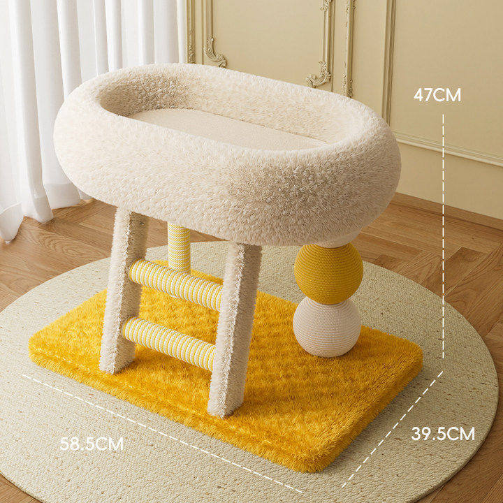 Cat Tree For Small Homes Space-saving Cat Toy And Scratching Post photo 4