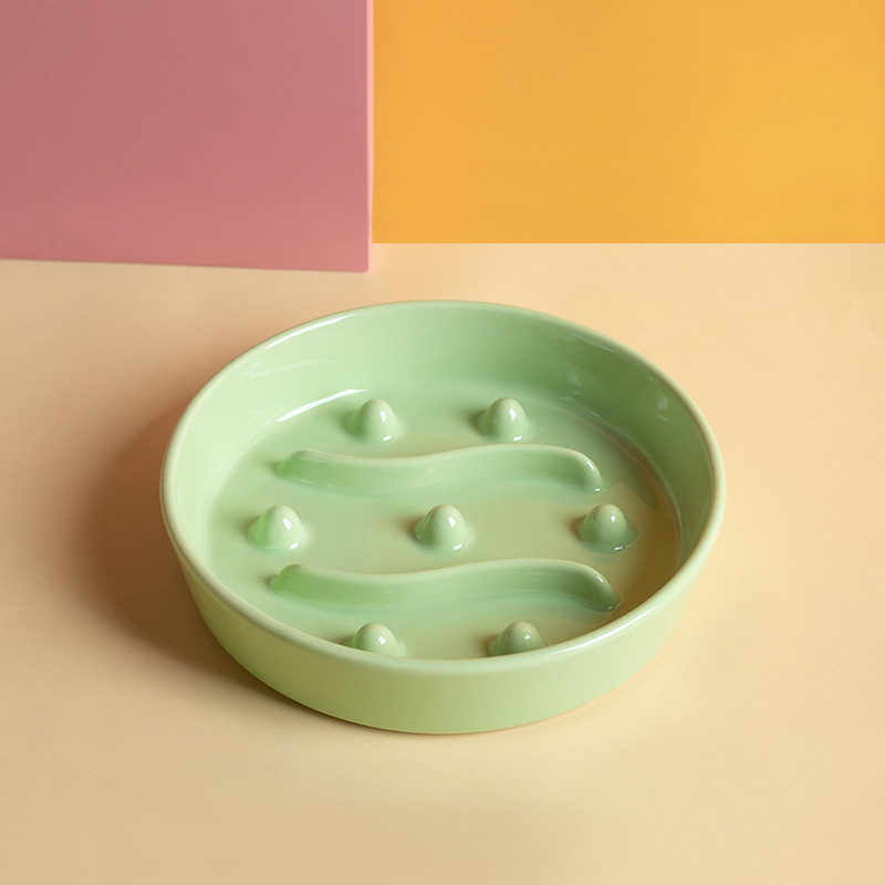 Ceramic Slow-feeding Anti-choking Pet Bowl photo 3