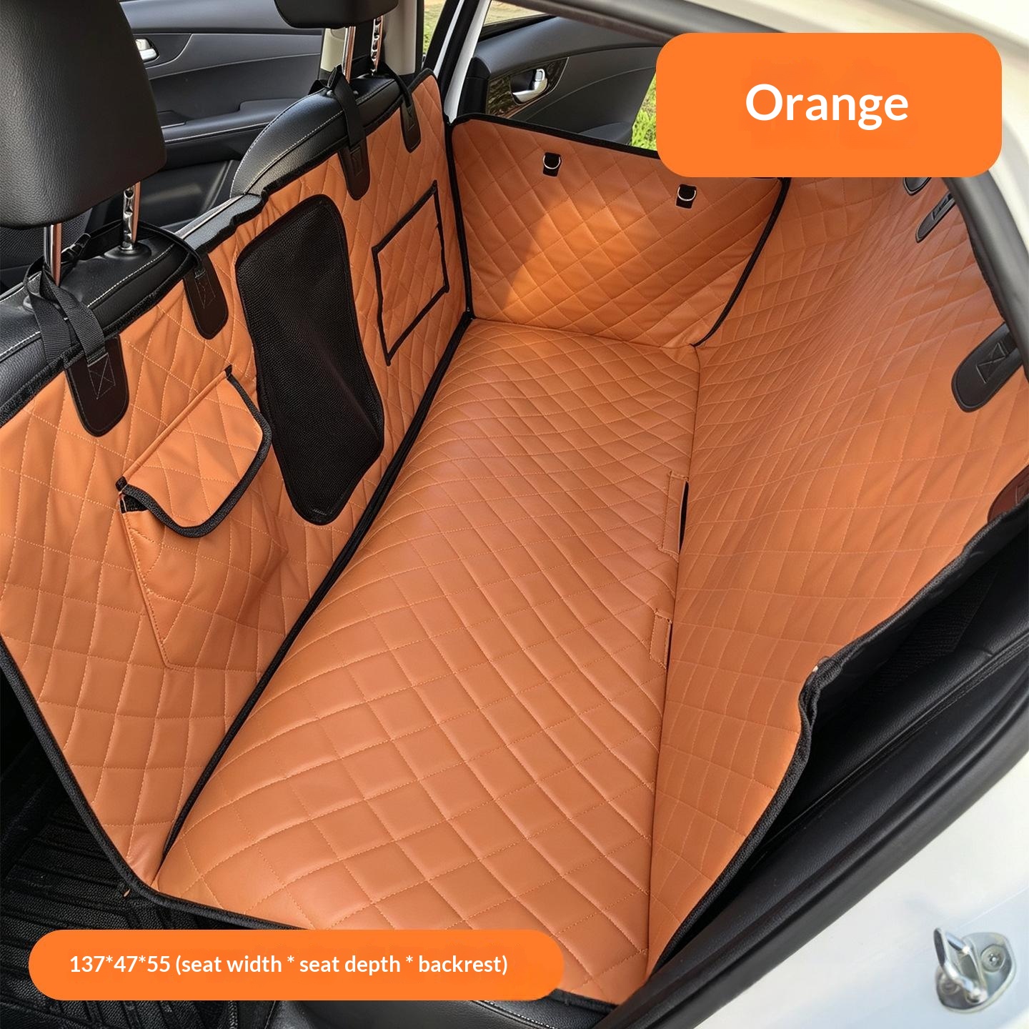 Waterproof Leather Pet Car Seat Mat photo 4