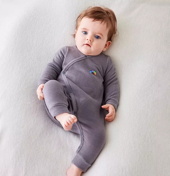 Heat-retaining Baby Onesie Outfit One-month Milestone Warm Underwear photo 4