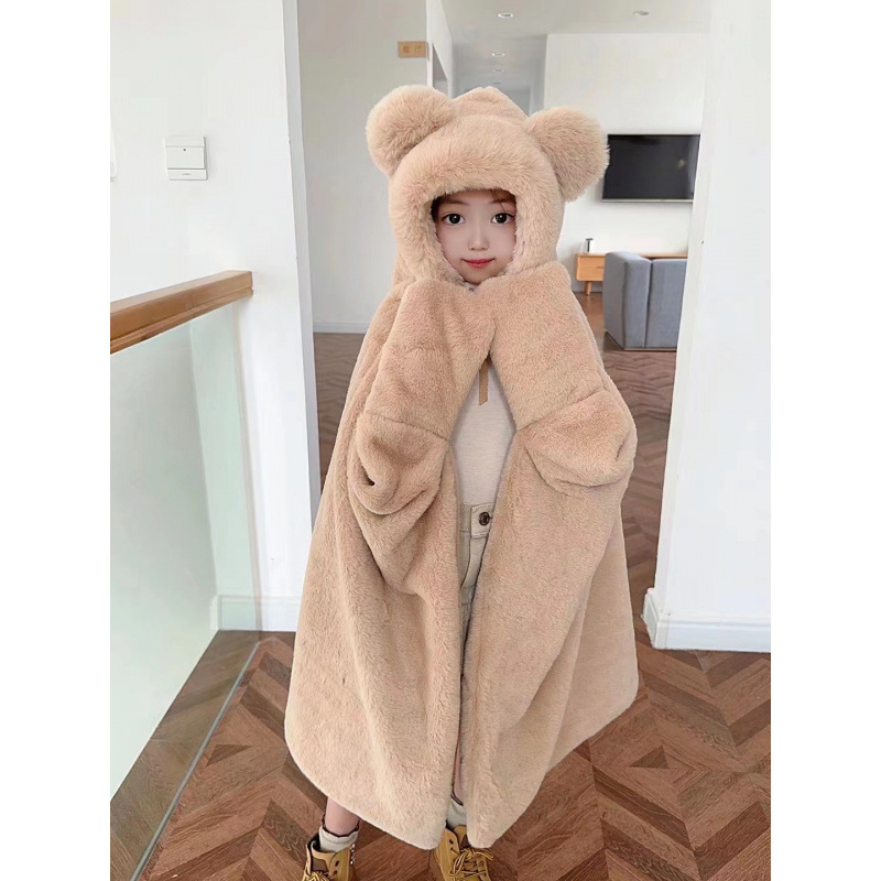 Thickened Warm Blanket For Autumn And Winter Nap Blanket Cape photo 8