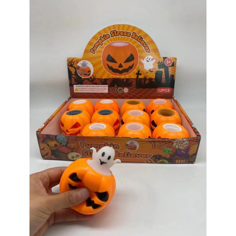 Halloween Skull Bat Pumpkin Squeeze Stress Relief Toy photo 6