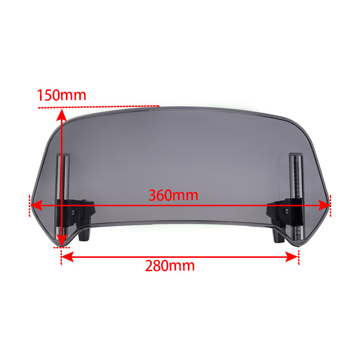 Modified Raised Windshield Adjustable Windscreen photo 6