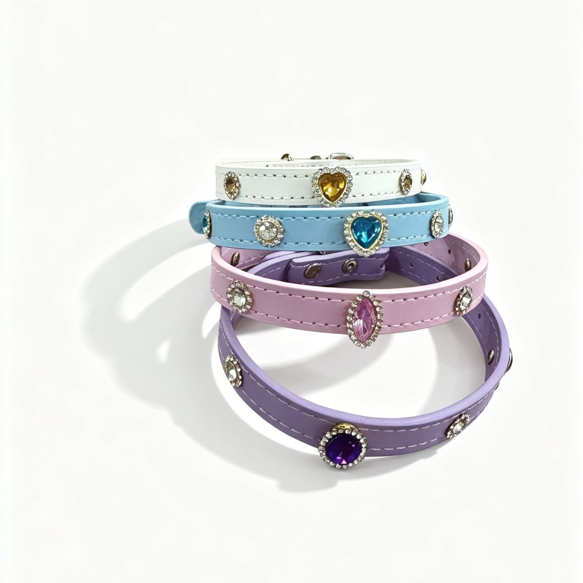 Cat And Dog Decorative Rhinestone Pet Collar photo 7