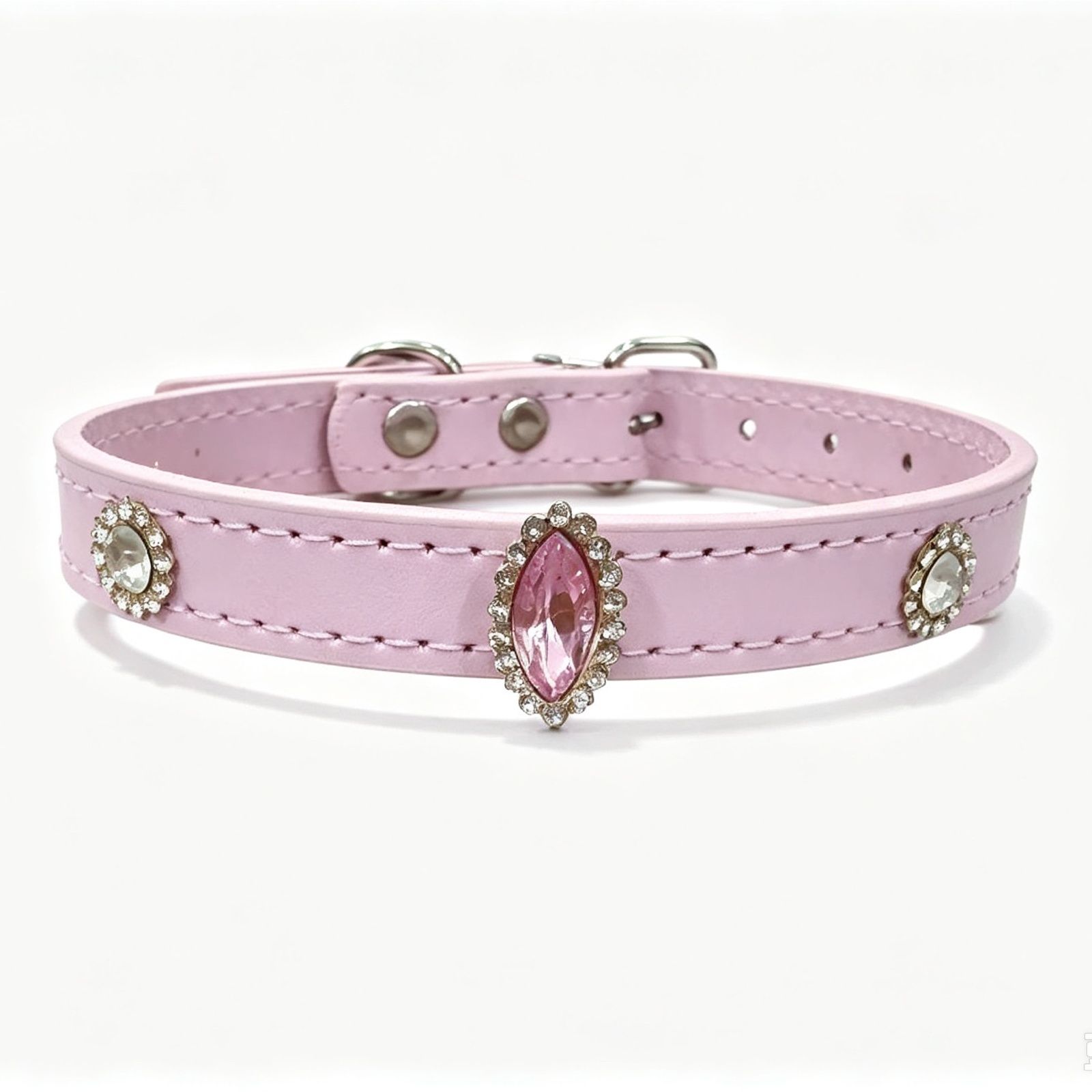 Cat And Dog Decorative Rhinestone Pet Collar photo 5