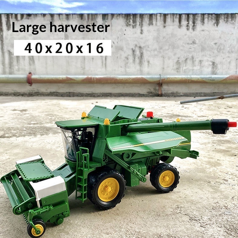 Children's Combine Harvester Model Toy Car photo 2